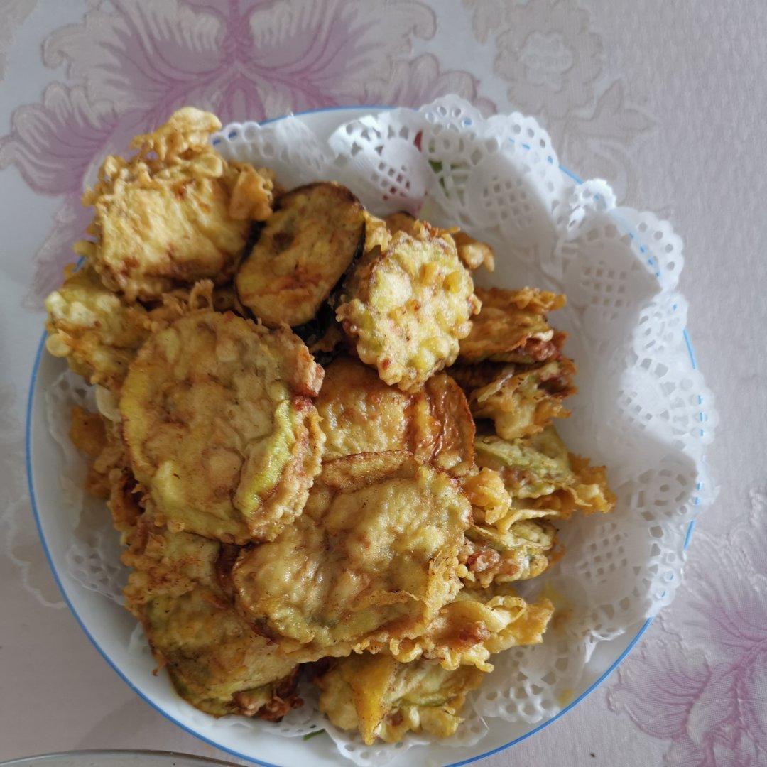 家常主食 炸茄盒 肉馅儿茄子