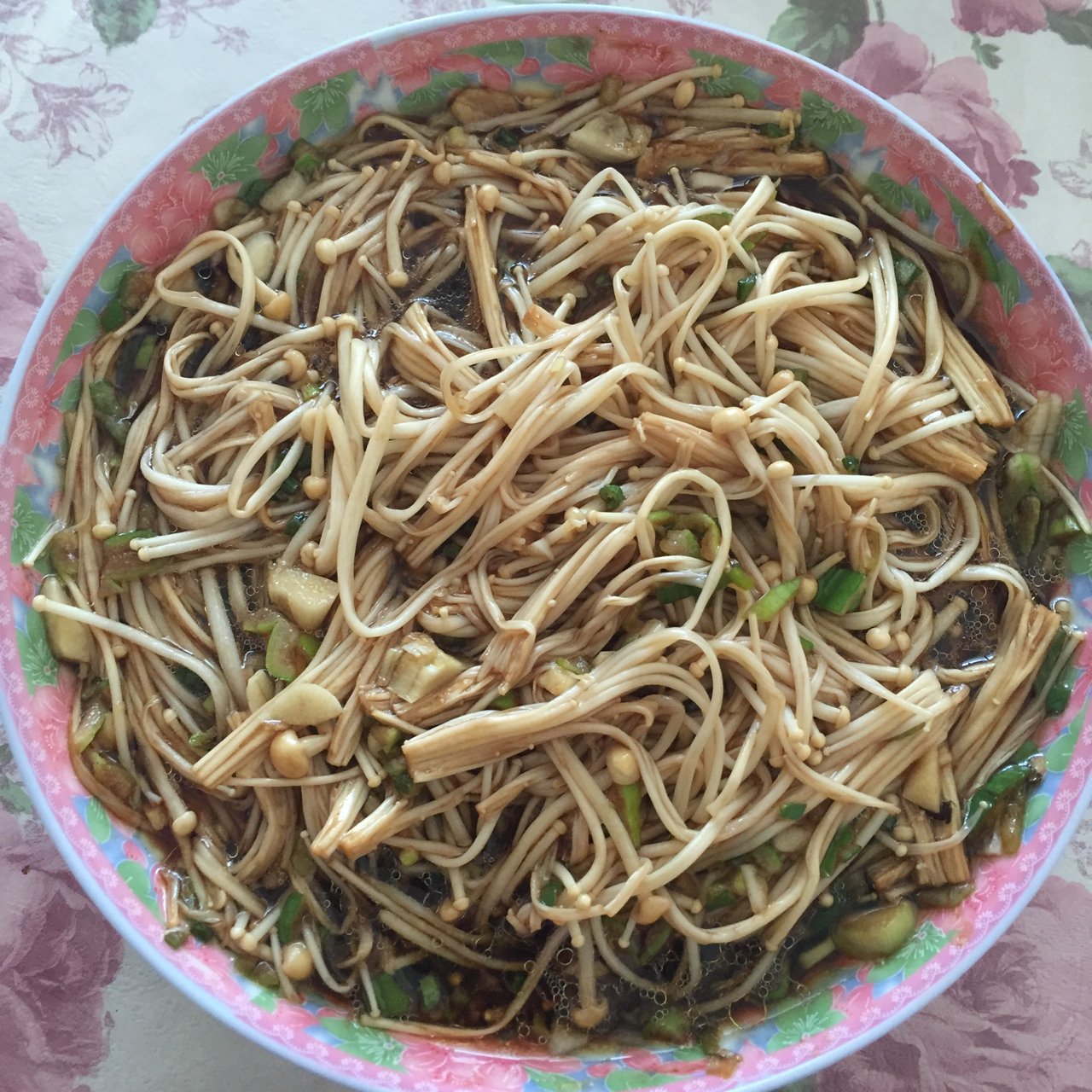油泼金针菇