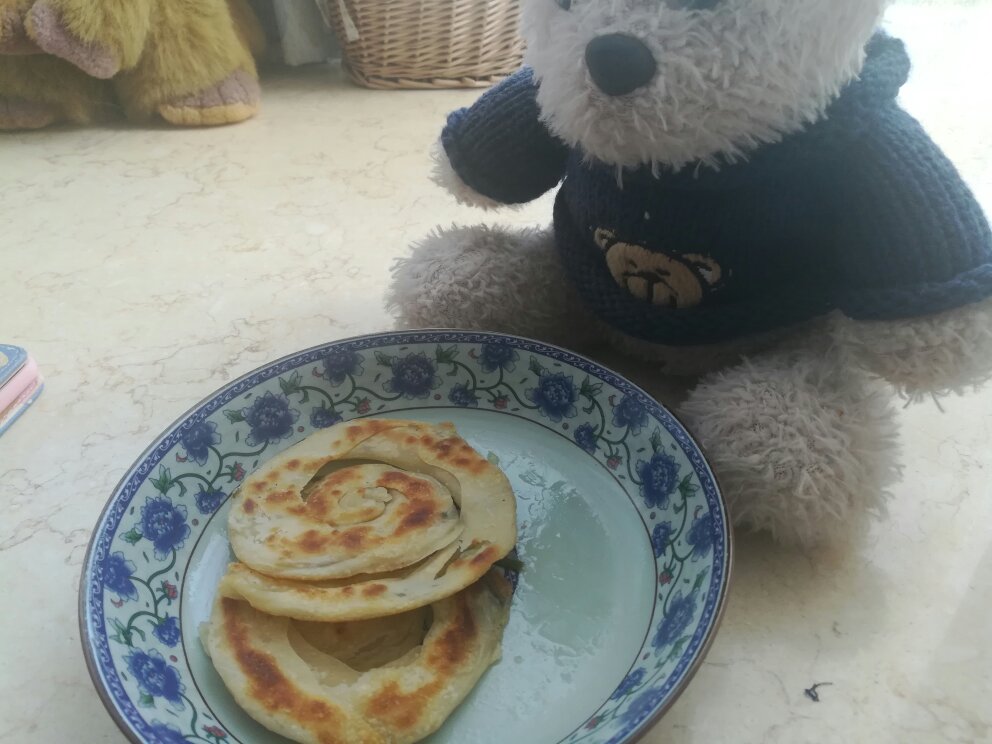 饺子皮葱油饼