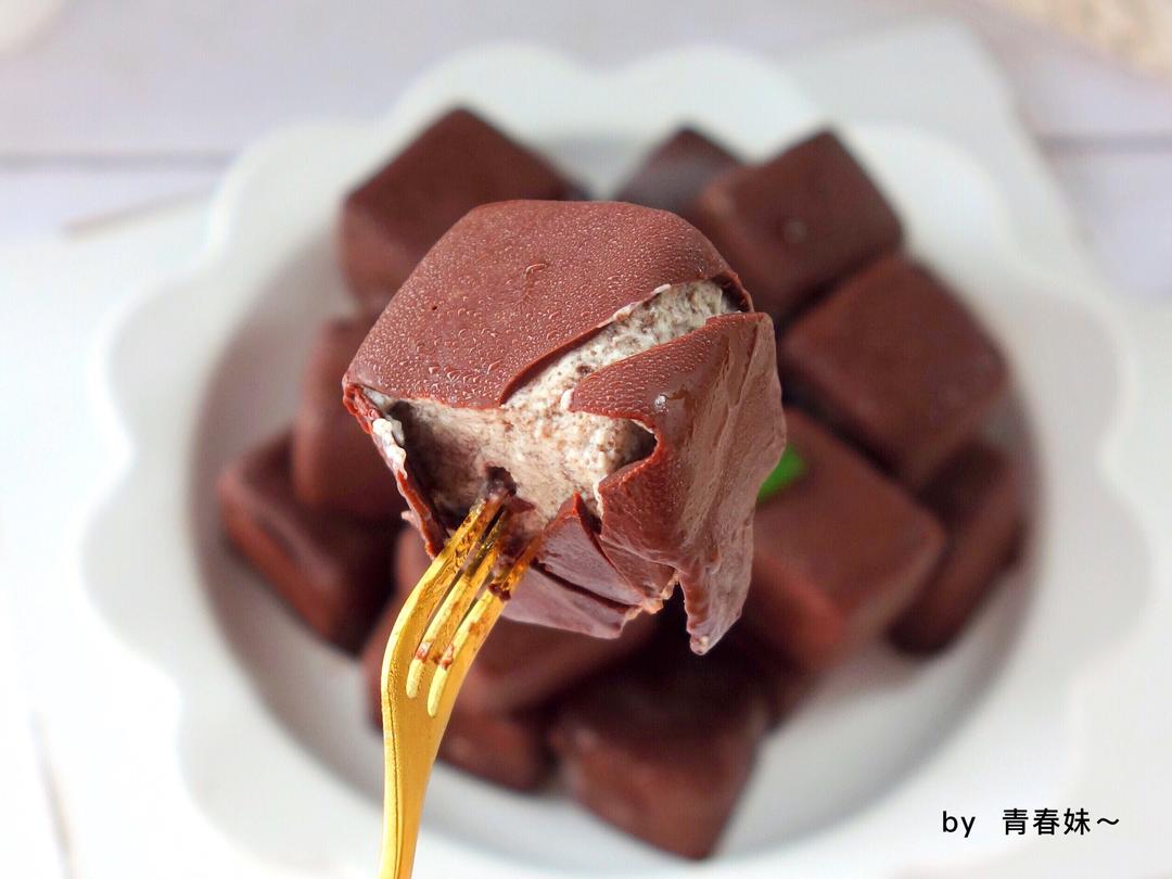 自制八次方脆皮酸奶雪糕（一次做三种口味的做法）(15)