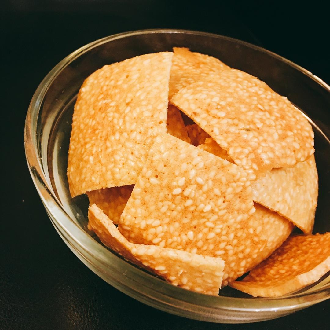 蛋白芝麻薄脆饼干（失败率低的做法）