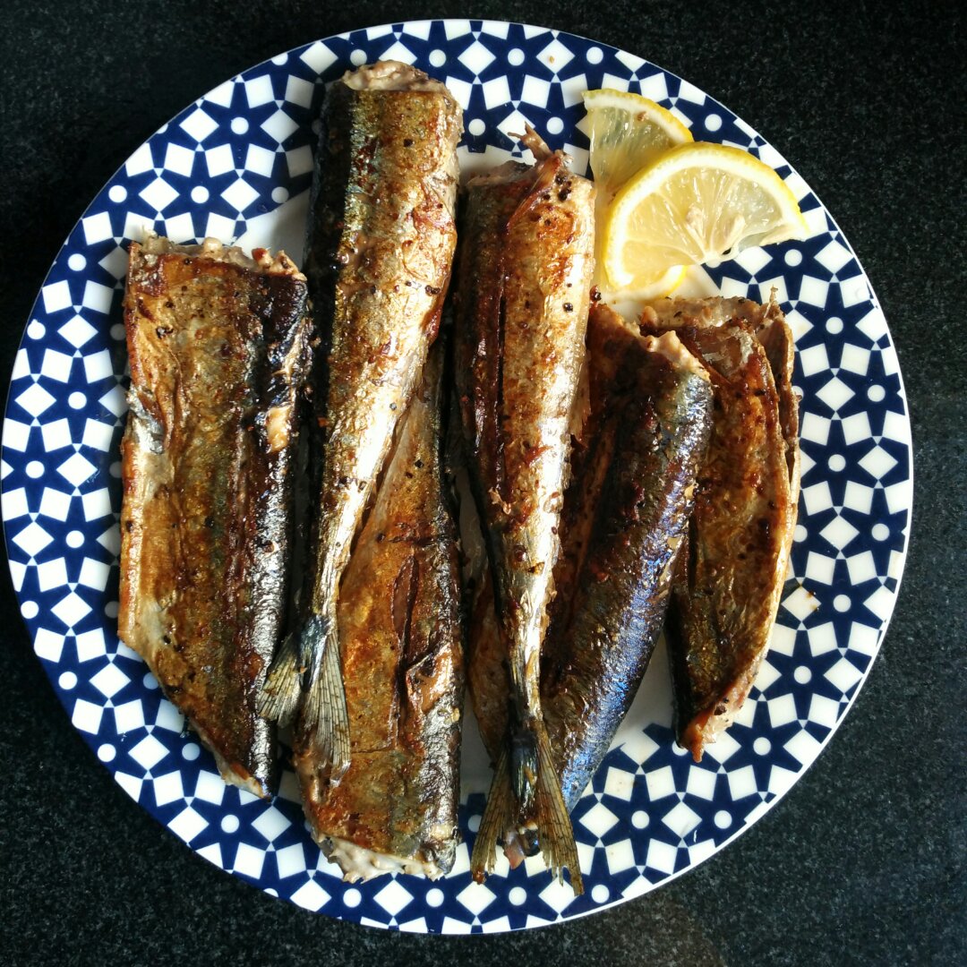 盐煎秋刀鱼
