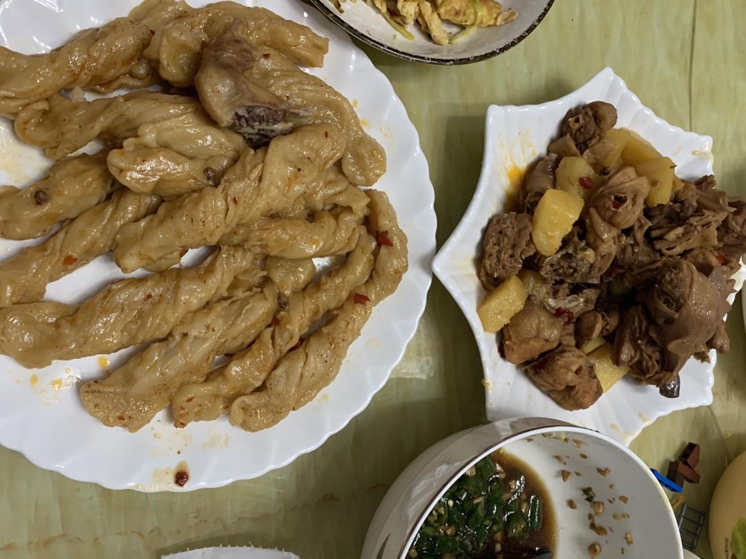 懒人饭豆角粘卷子一锅出