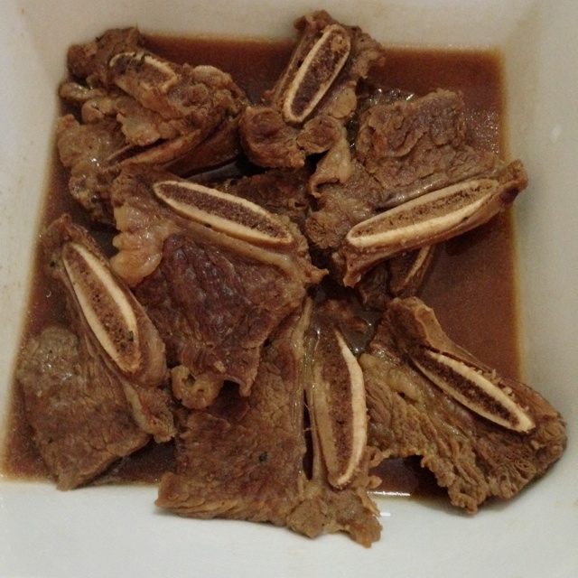 黒椒牛仔骨