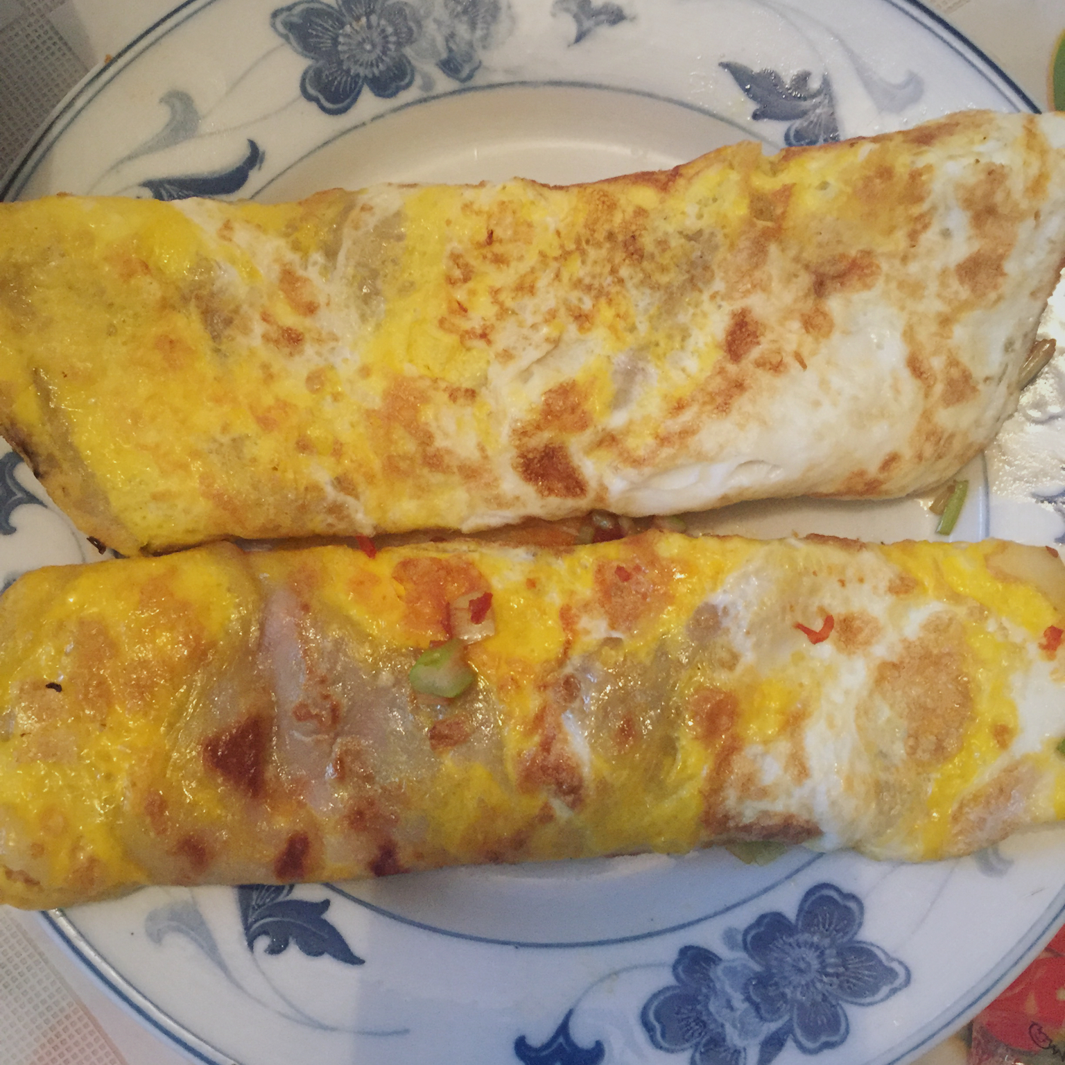 永远属于鑫做的早餐鸡蛋煎饼