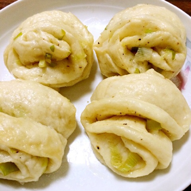 葱油椒盐花卷
