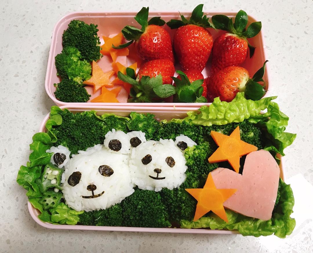 恩恩0216做的熊猫便当