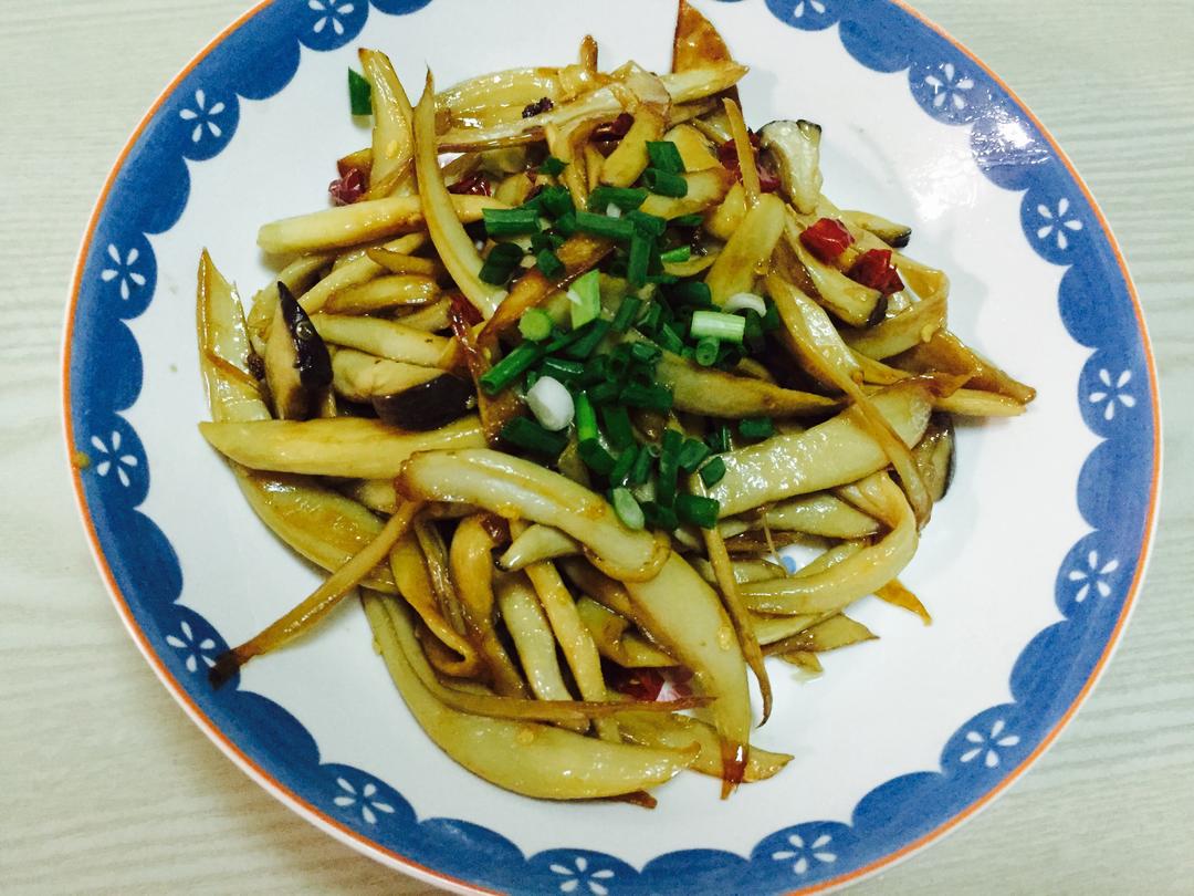 干煸杏鲍菇的做法