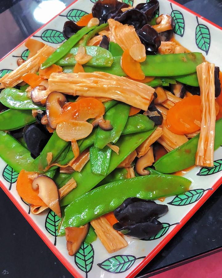 【素食者福利】比肉还好吃的素烧腐竹