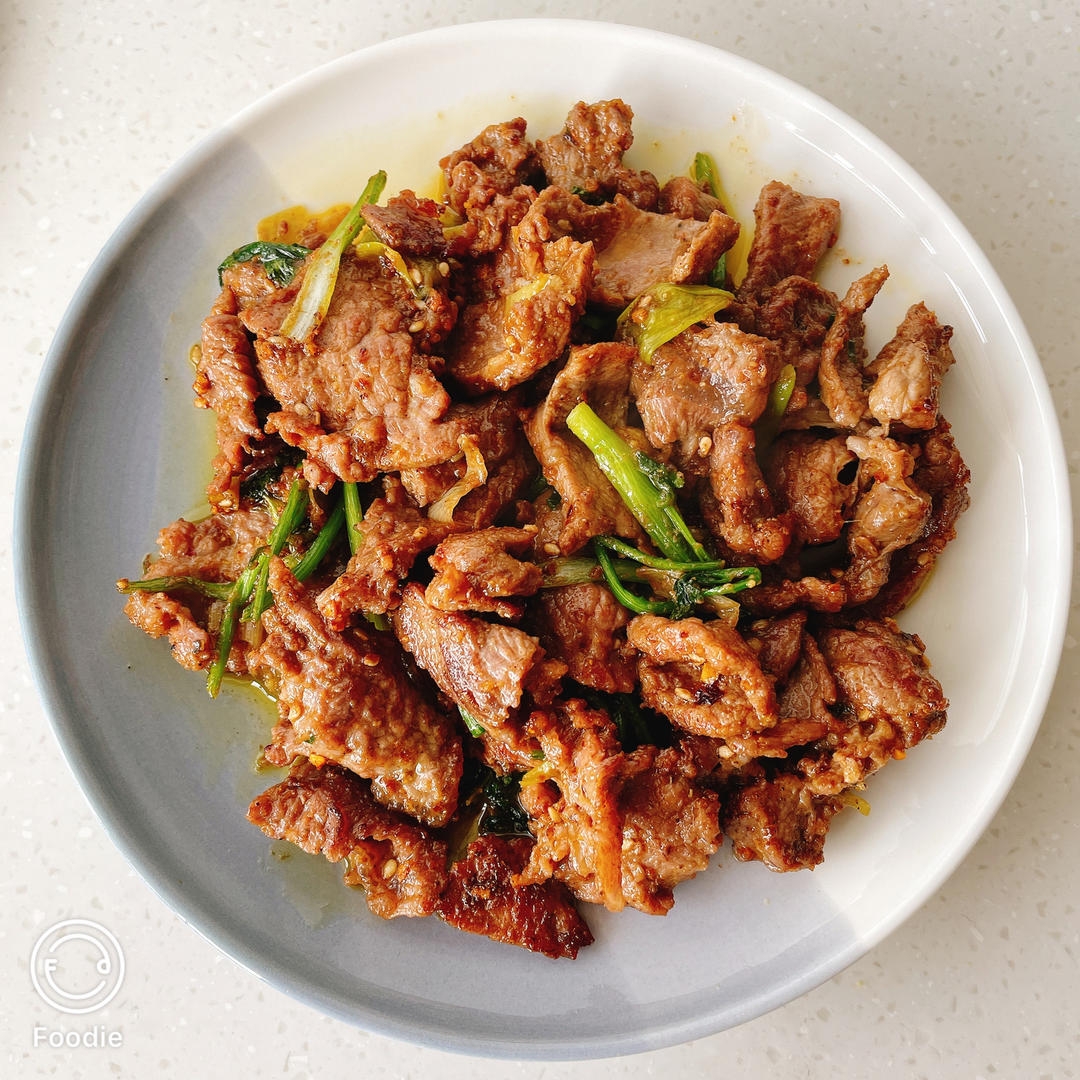 快手菜孜然牛肉