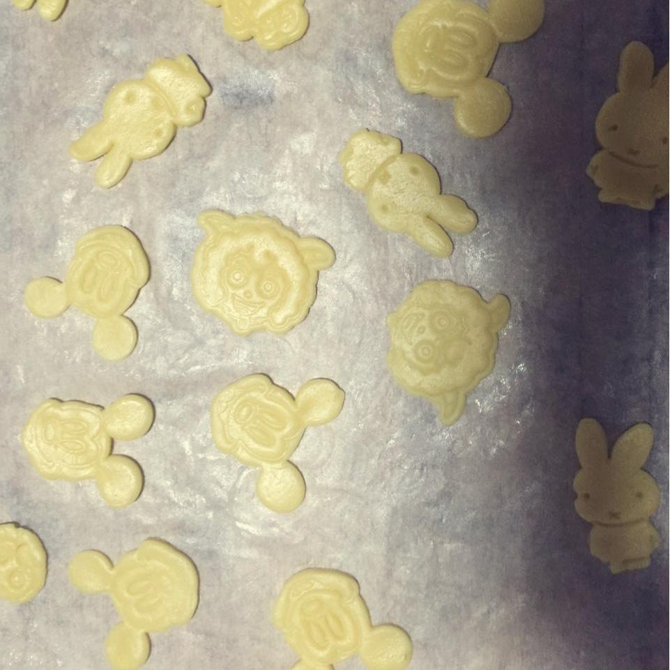 卡通黄油饼干