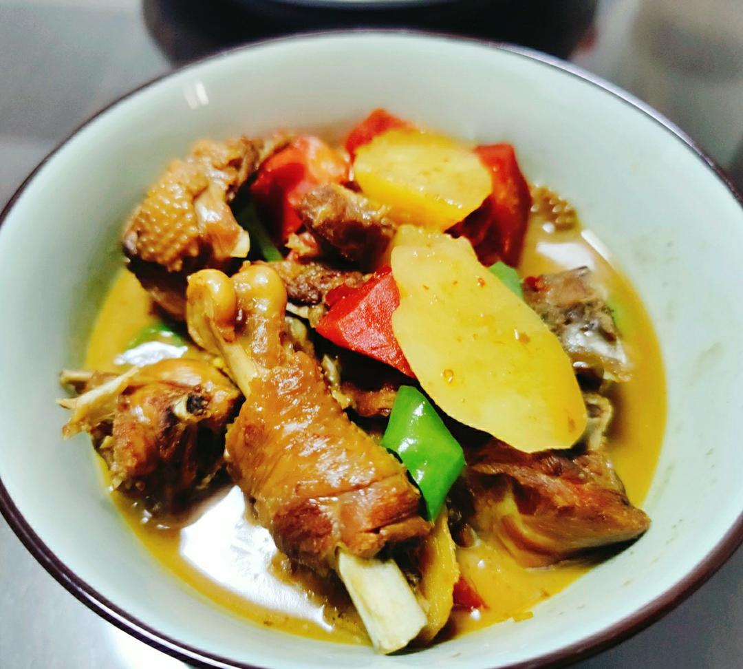 韩式料理--韩式土豆炖鸡块