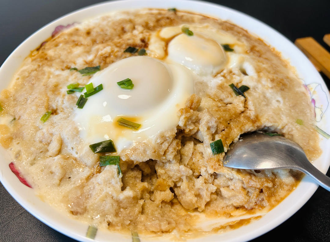 山药肉糜蒸蛋