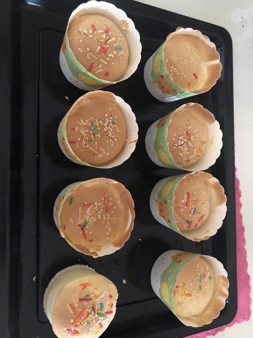 纸杯蛋糕--不开裂、不塌陷