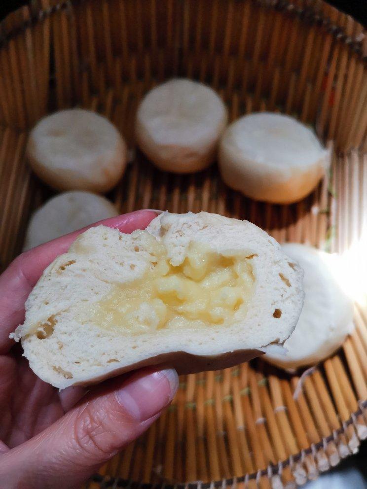 奶黄小餐包-一次发酵超好吃（附快手奶黄馅制作方法）
