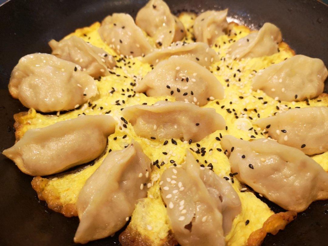 懒人快手抱蛋煎饺