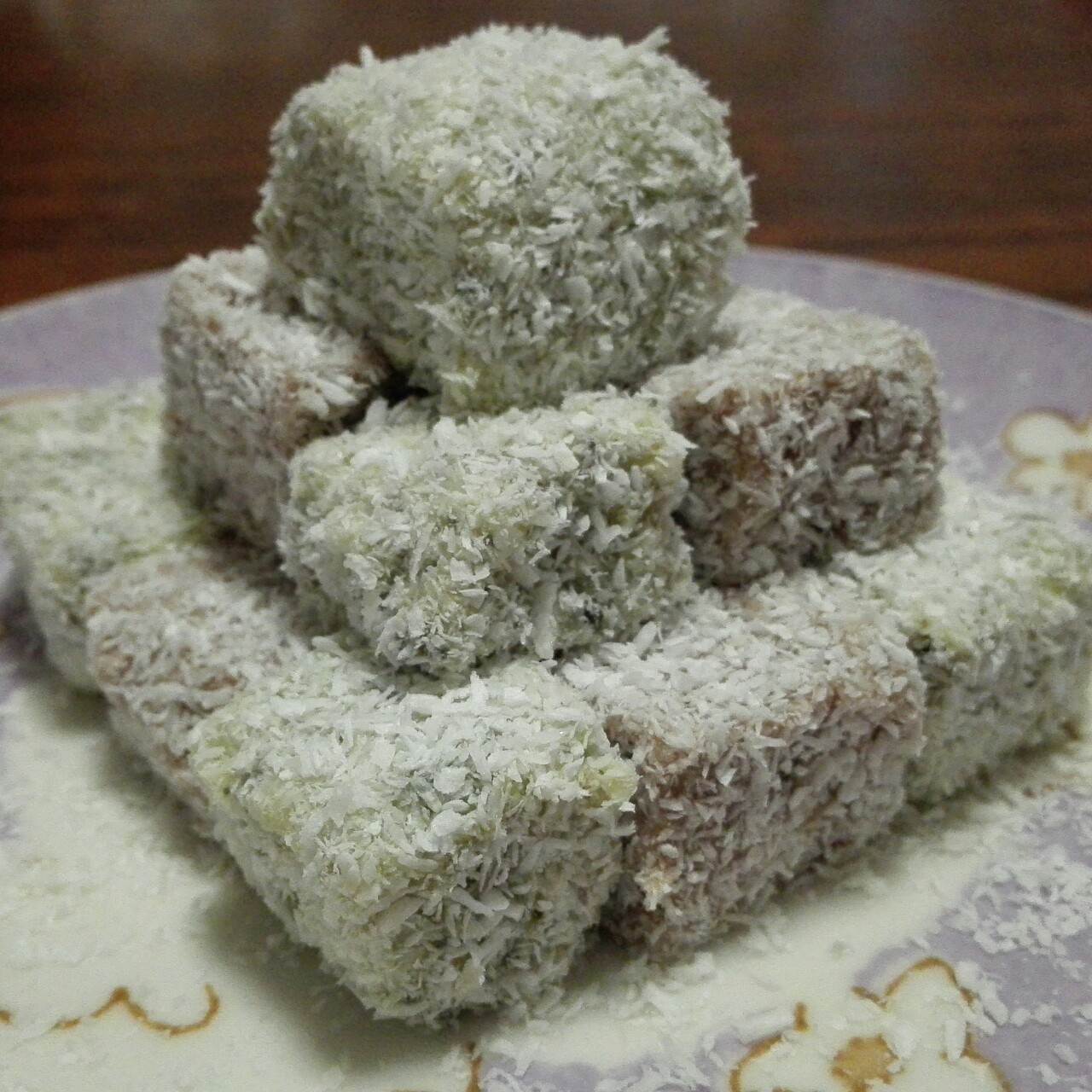 椰蓉牛奶小方
