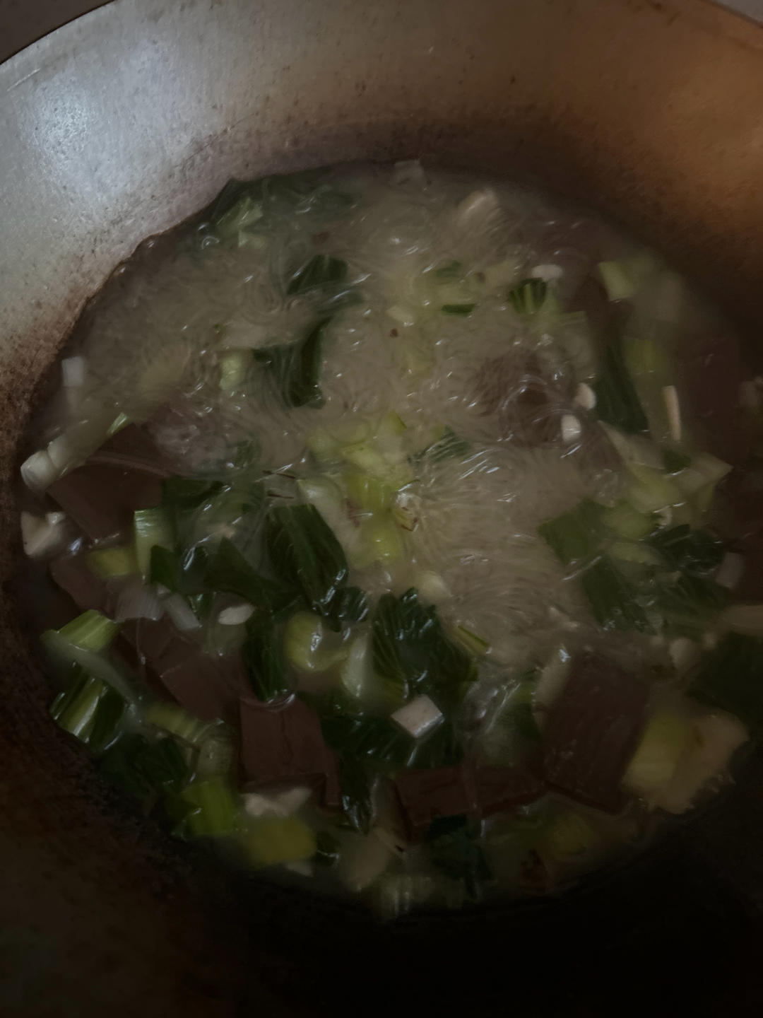 鸭血粉丝汤（无浓汤宝）