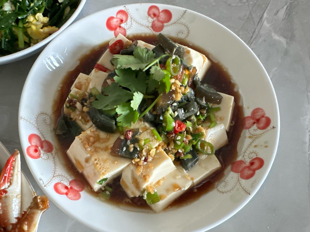 【最佳CP～】凉拌皮蛋豆腐✨