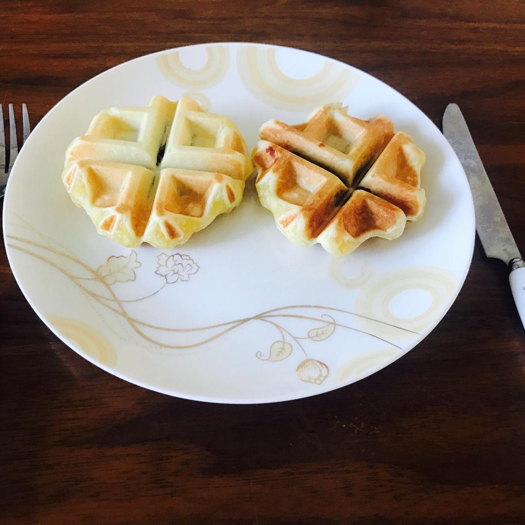 紫米华夫饼
