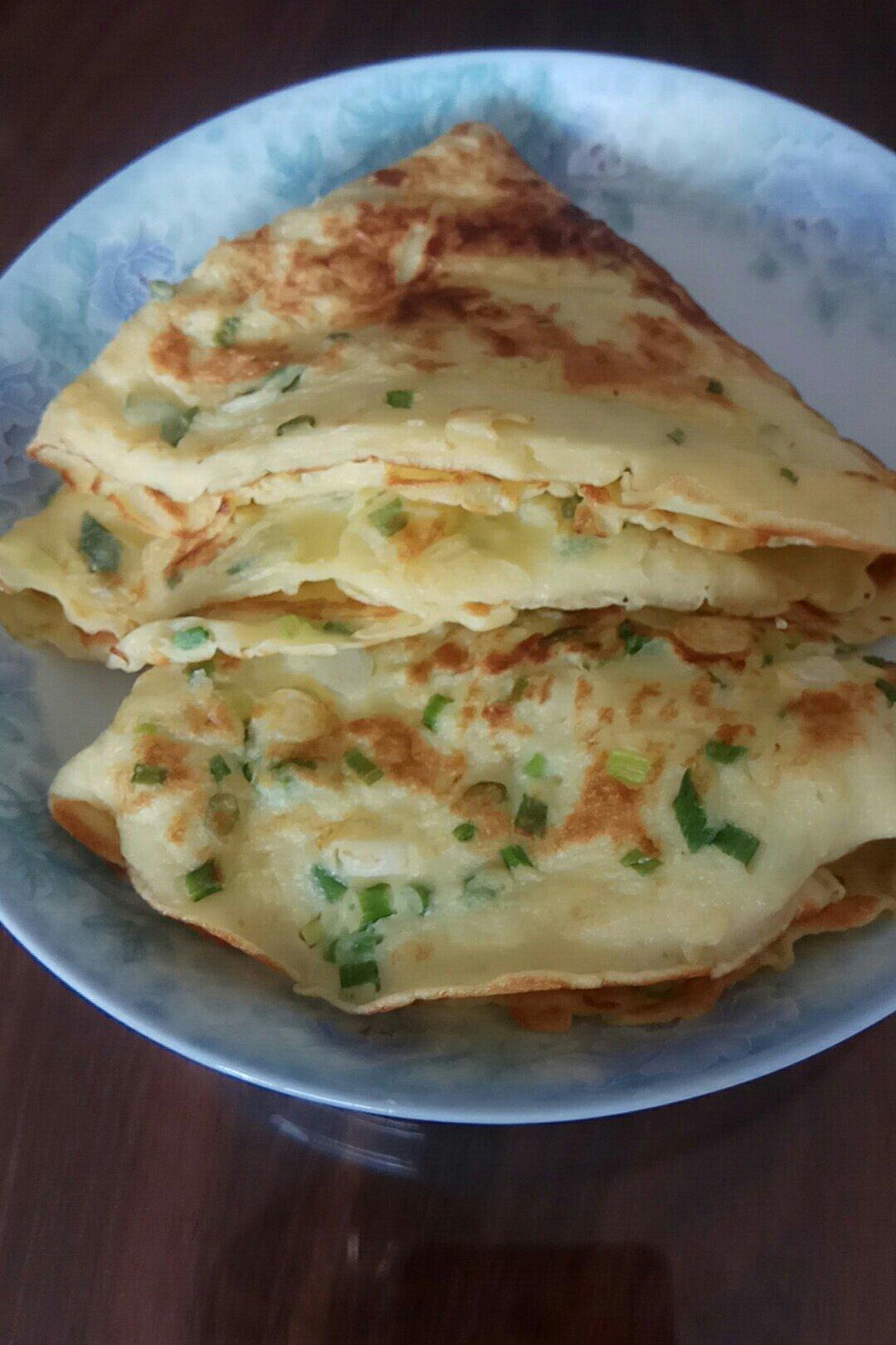 葱花鸡蛋饼
