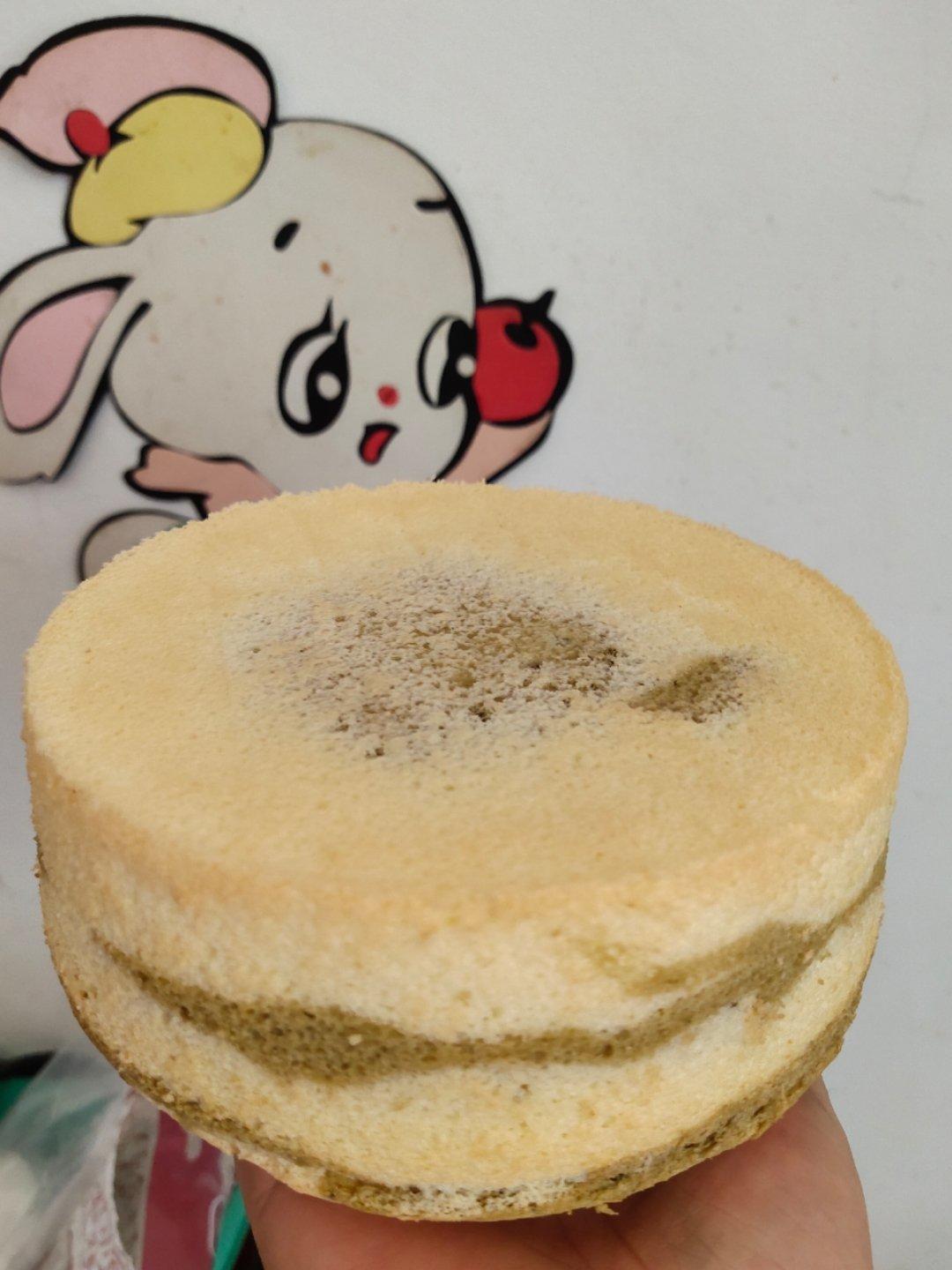 绿斑马戚风蛋糕