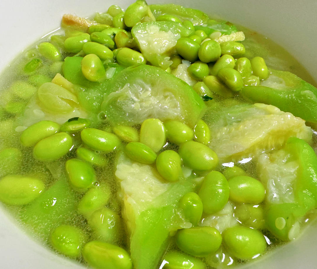 丝瓜毛豆