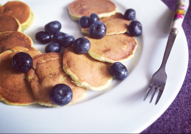 全麦牛油果煎饼whole wheat avocado pancakes