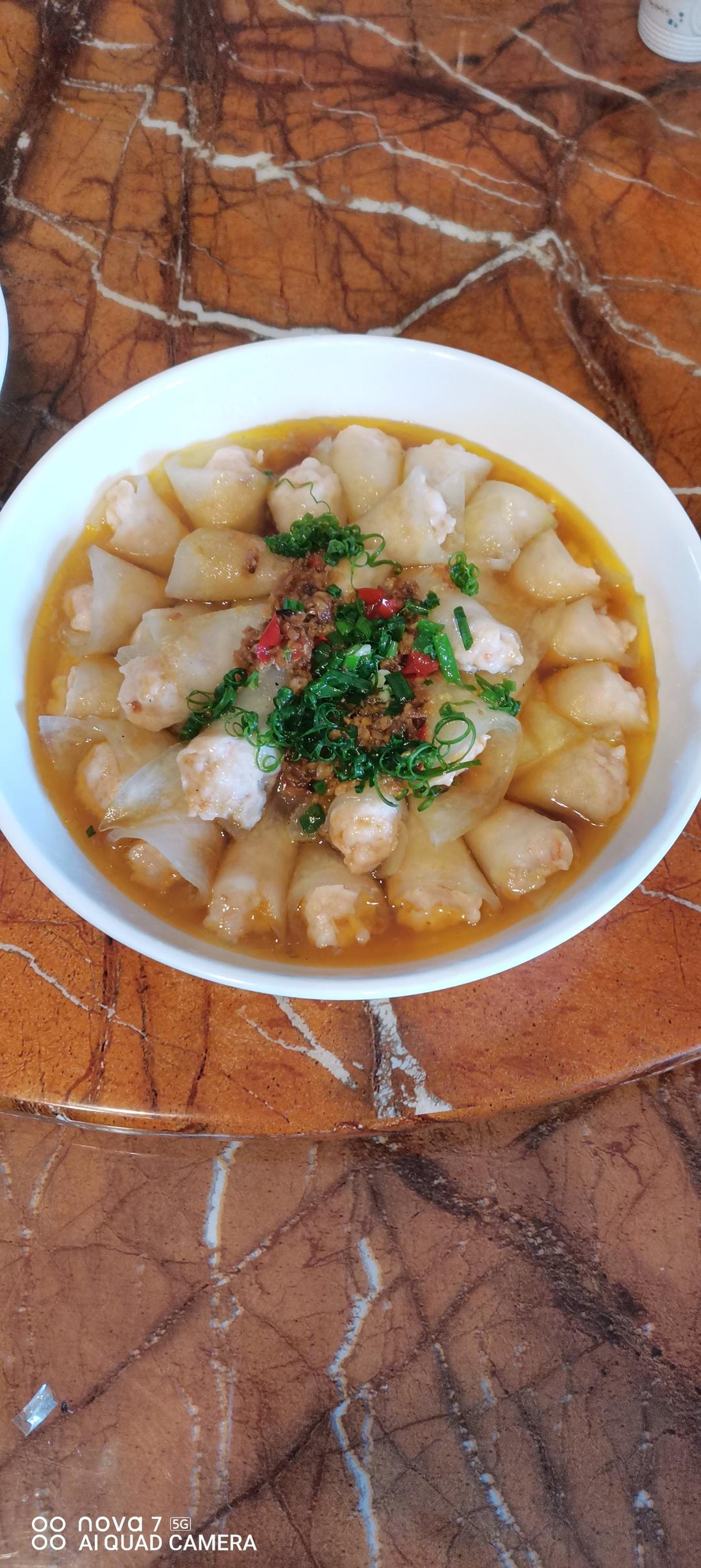 颜值爆表：冬瓜蒸虾仁