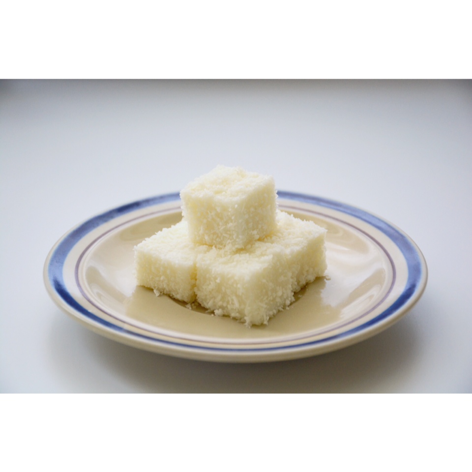 杜撰的柚子做的雪花糕