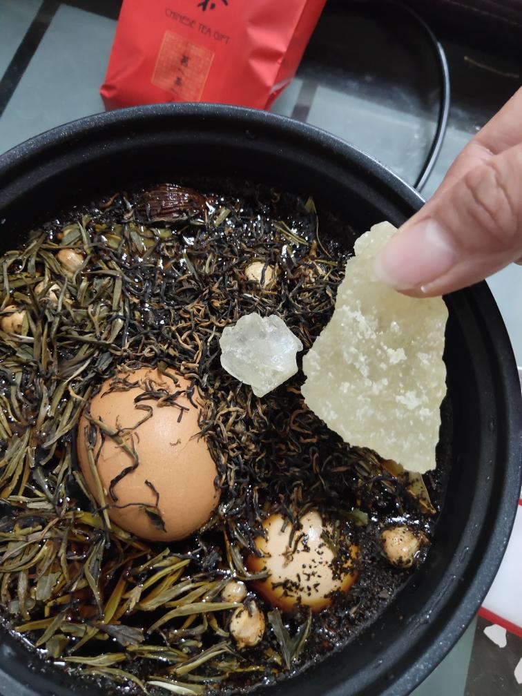 加了雀舌的茶叶蛋