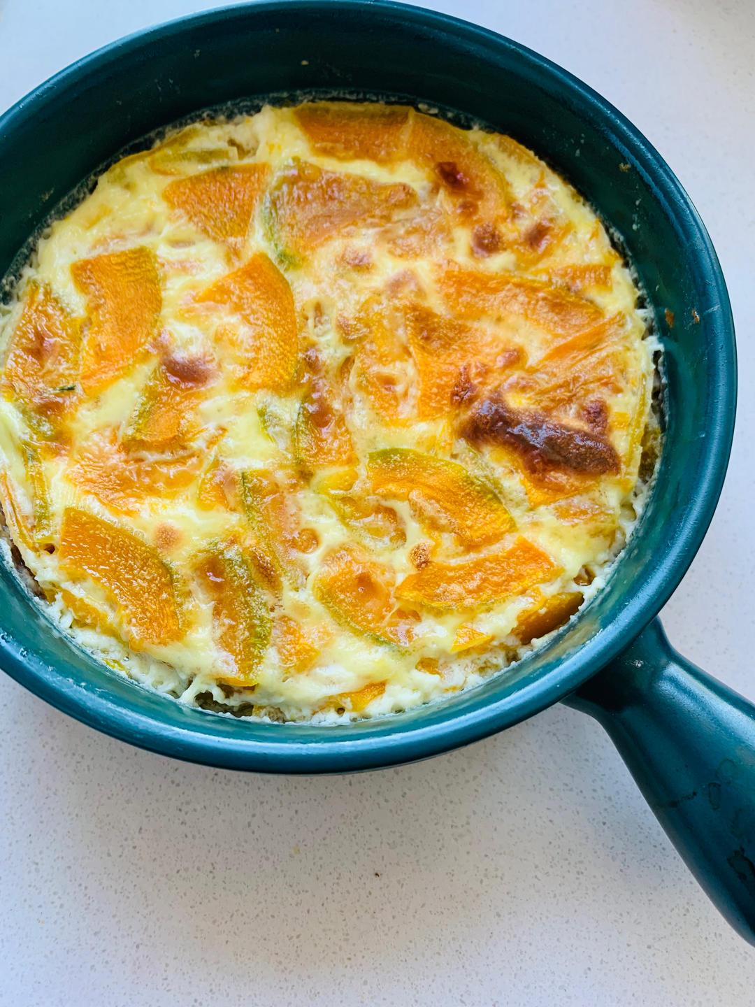 无油无水‼️减肥也能吃的甜品✅低脂蛋奶烤南瓜🎃巨简单