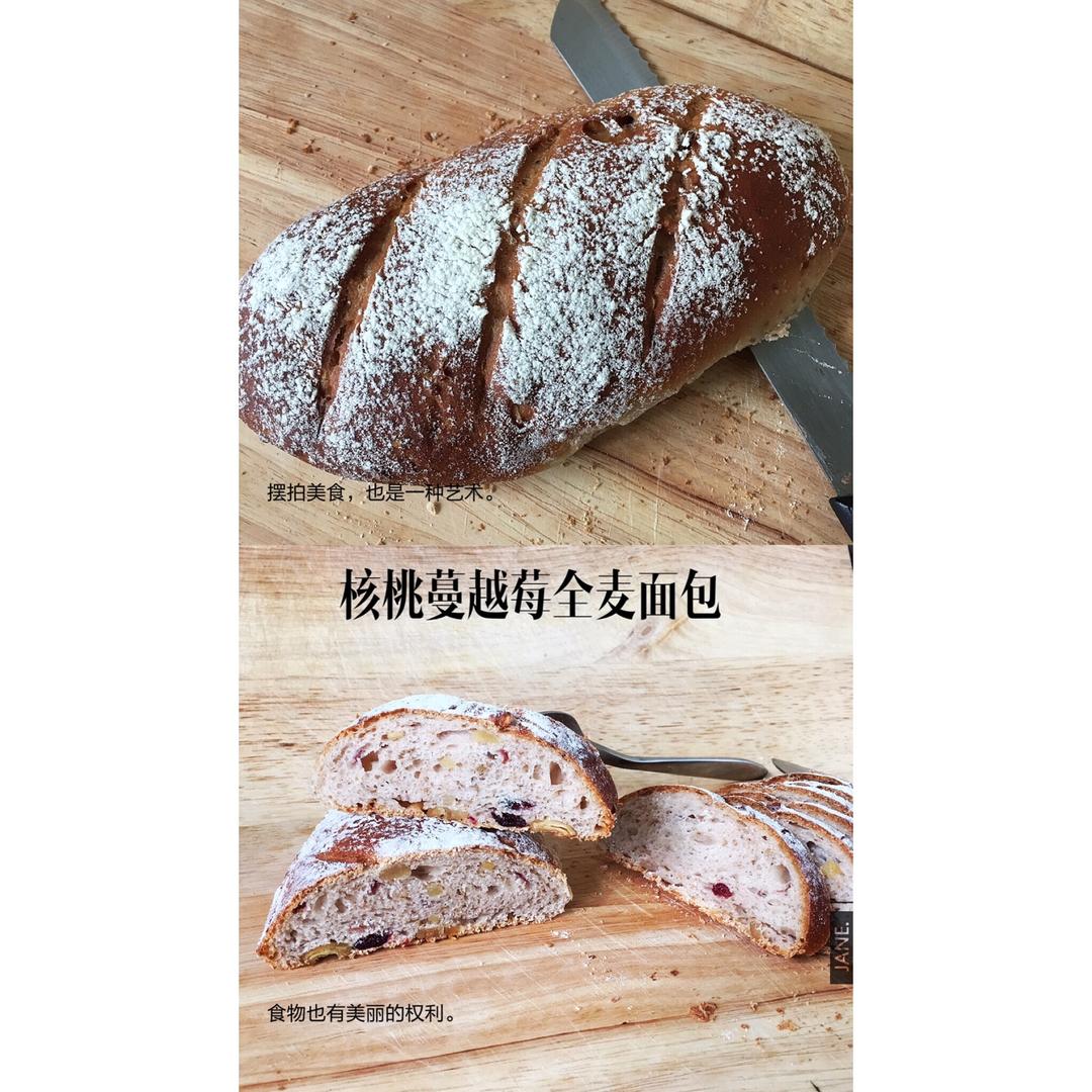 全麦葡萄干面包