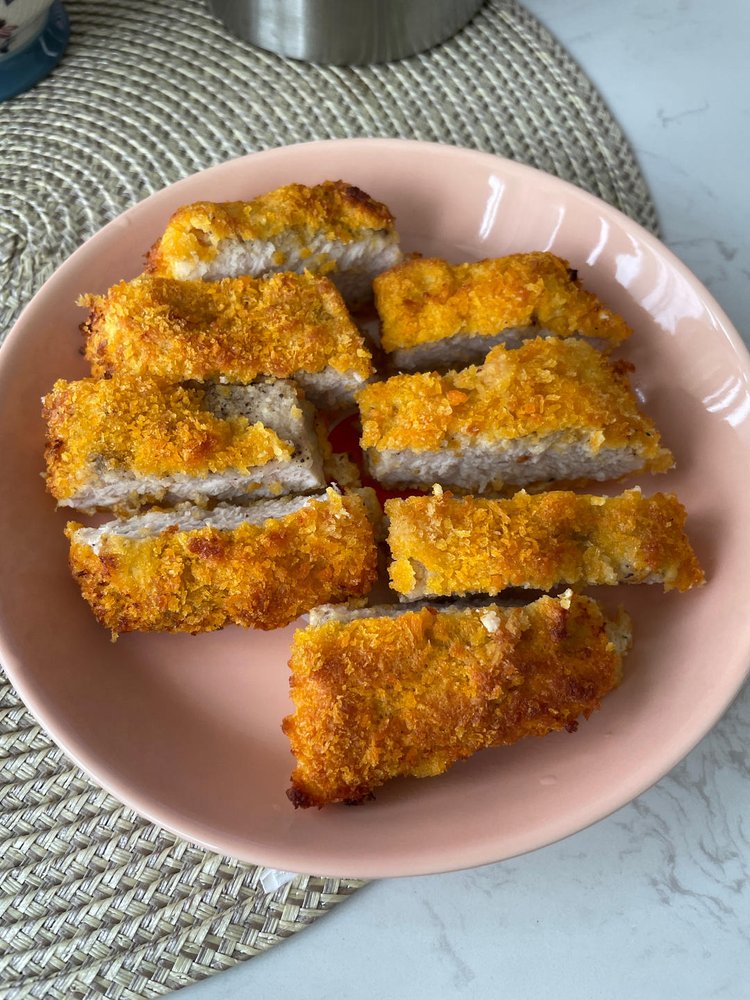 不用一滴油！香喷喷脆皮炸猪排【空气炸锅版】