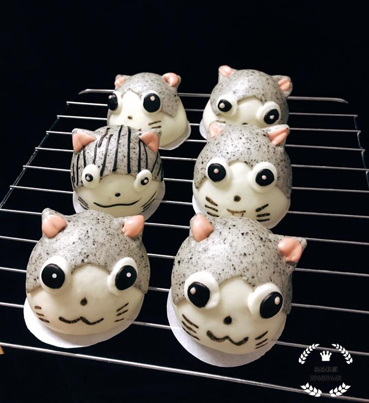 原创起司猫卡通包子