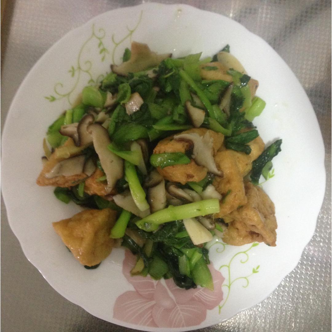 青菜粉丝豆腐果