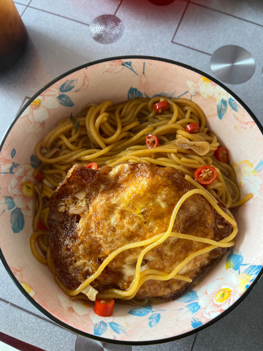 减脂荷包蛋焖荞麦面