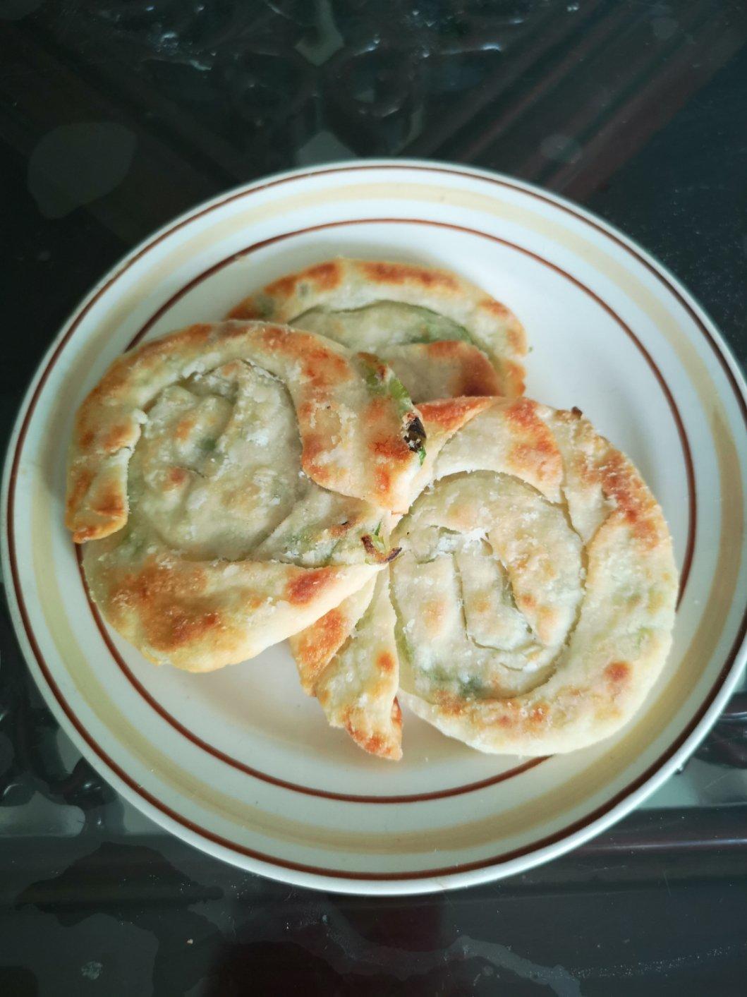 饺子皮葱油饼