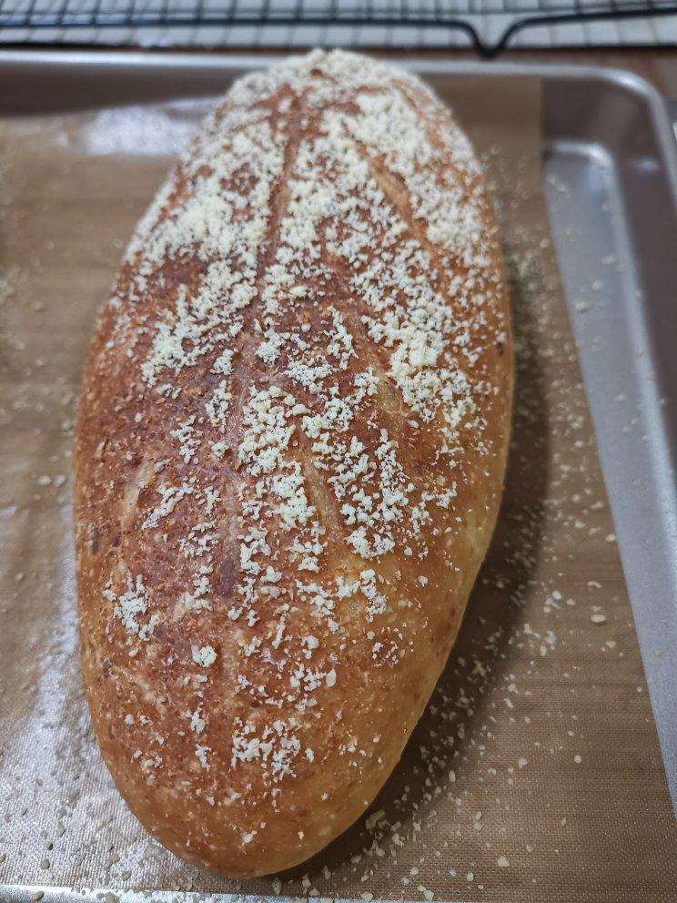 黄金熏鸡软欧包