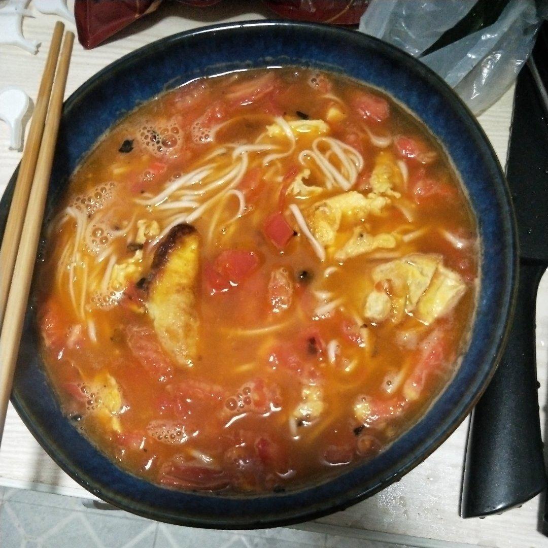 超级入味好吃的番茄鸡蛋面