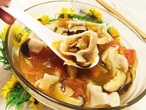 🍃初夏的味道—番茄酸汤水饺的做法 步骤8