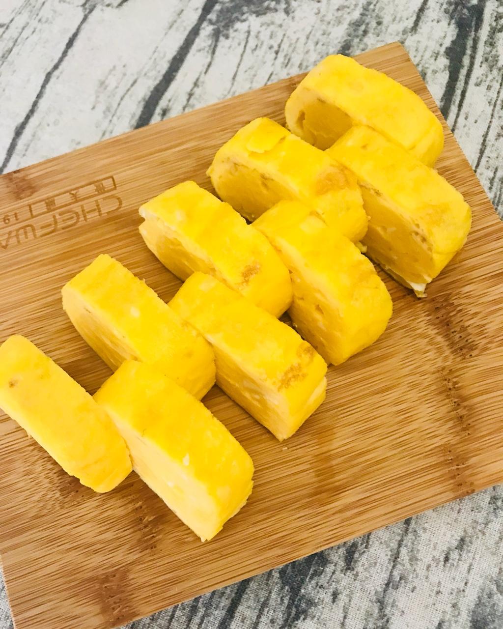 优雅的小小猪做的玉子烧