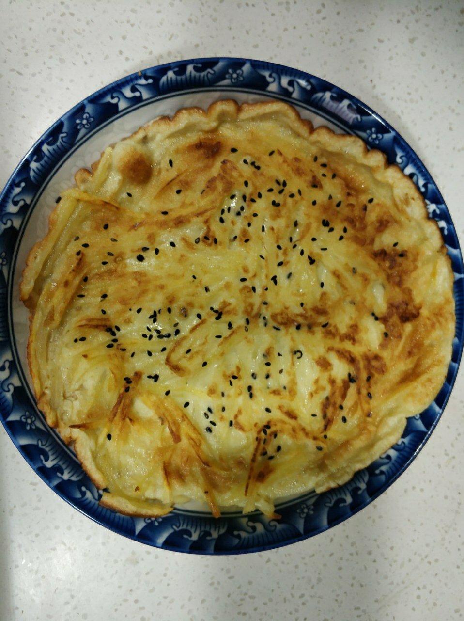 土豆丝鸡蛋饼