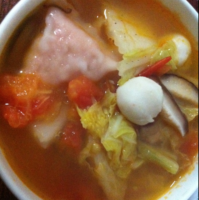 大白菜炖番茄