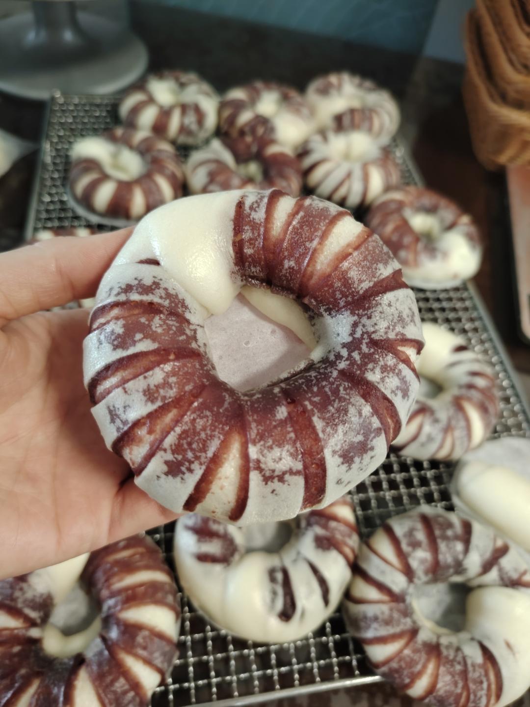 小灯笼豆沙卷 豆沙包 超治愈 一次醒发 附整形细节视频