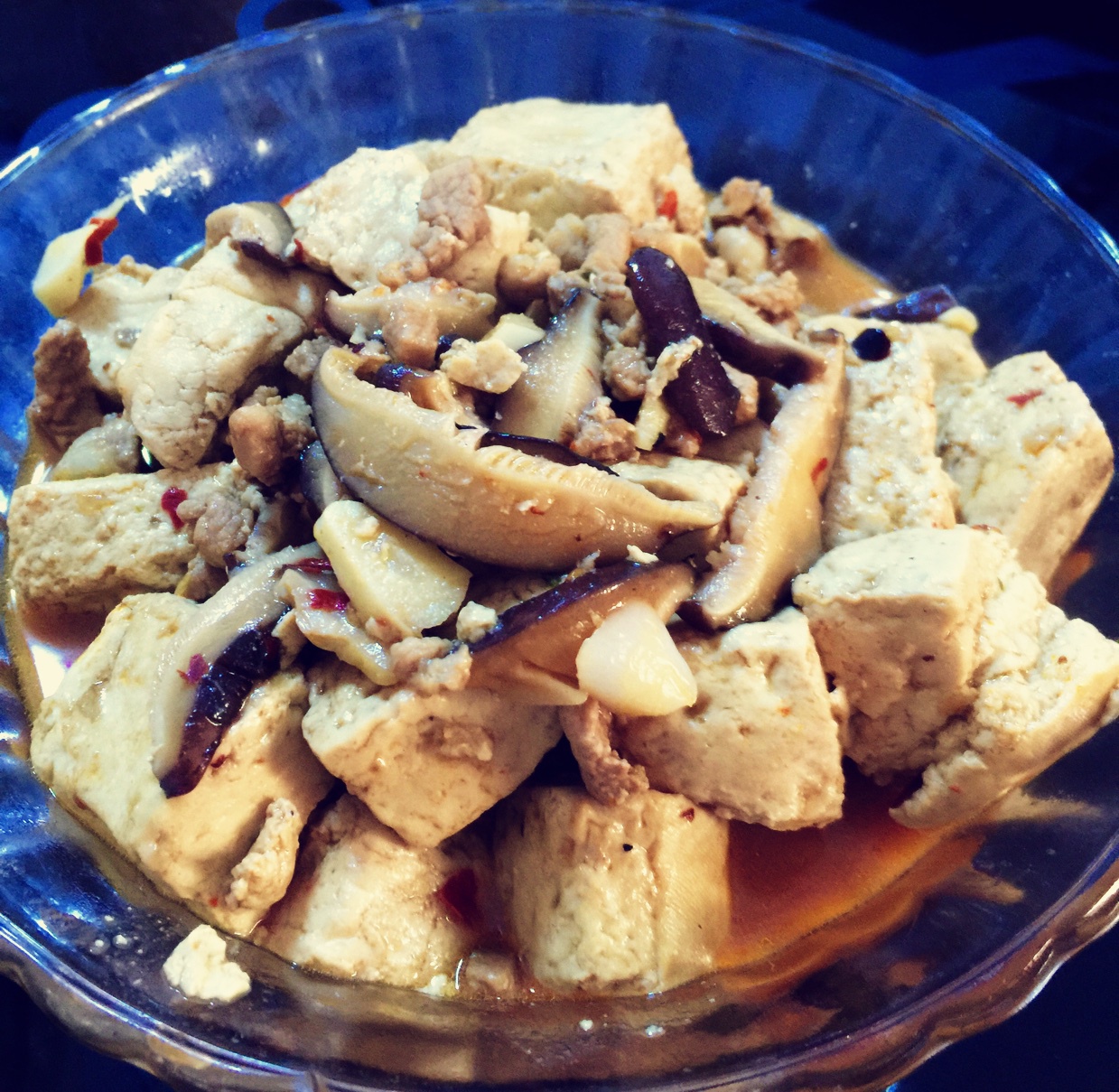 肉末香菇豆腐
