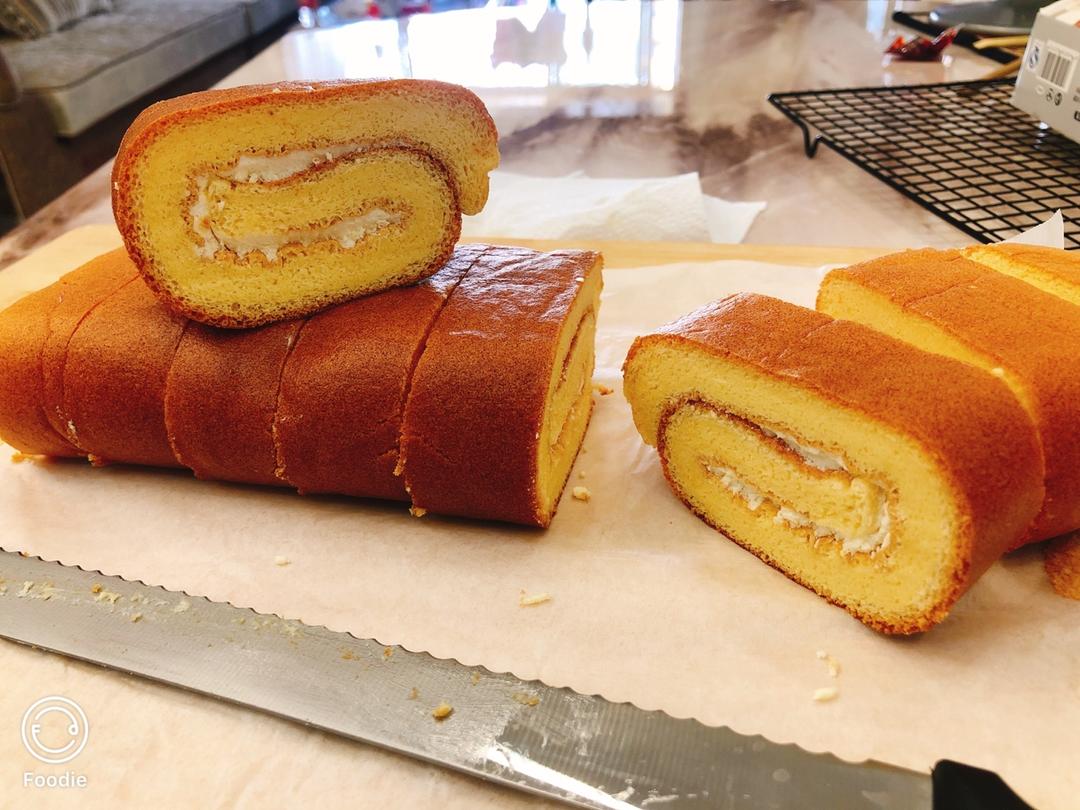 原味基础蛋糕卷(小五卷)