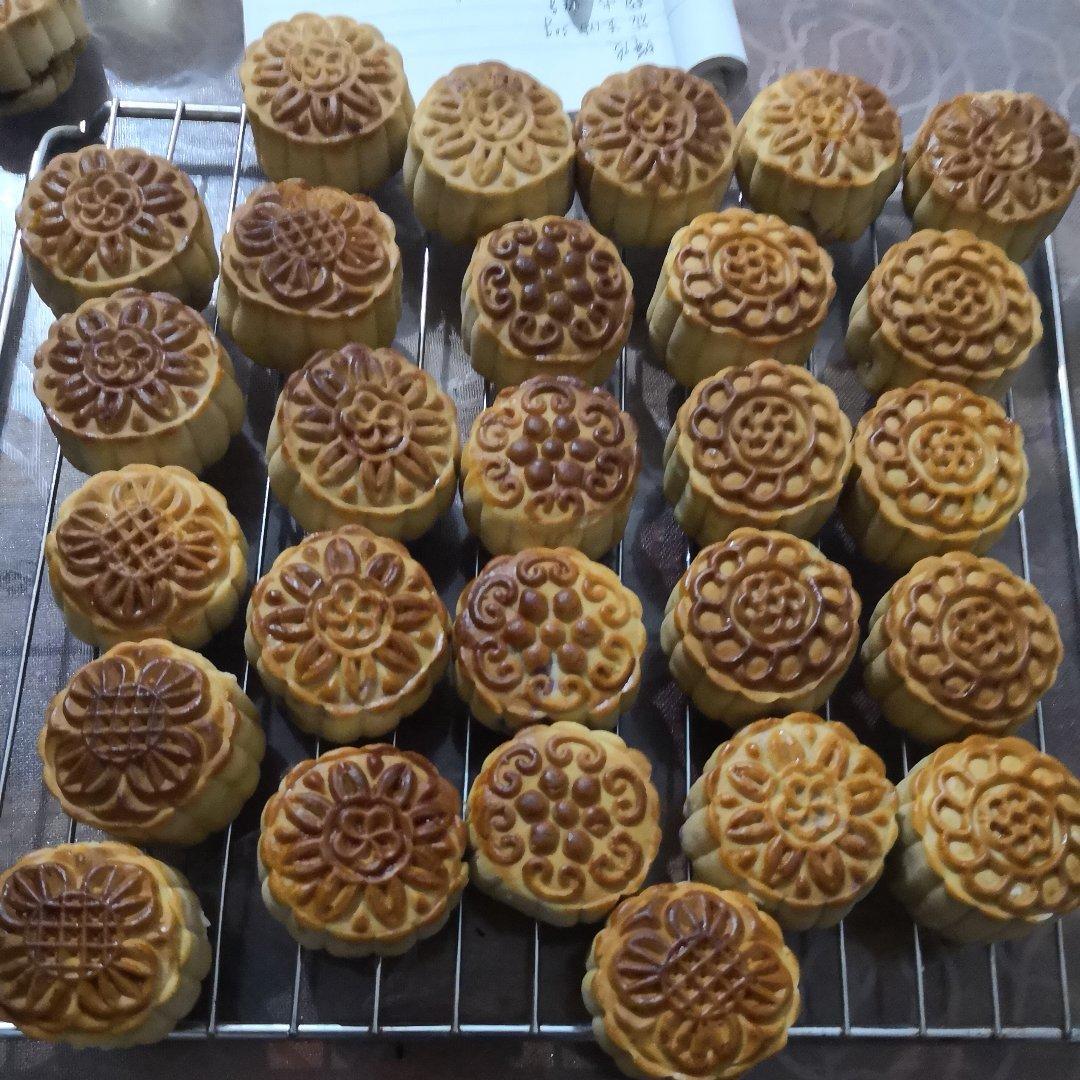 不用转化糖浆-蜂蜜广式月饼