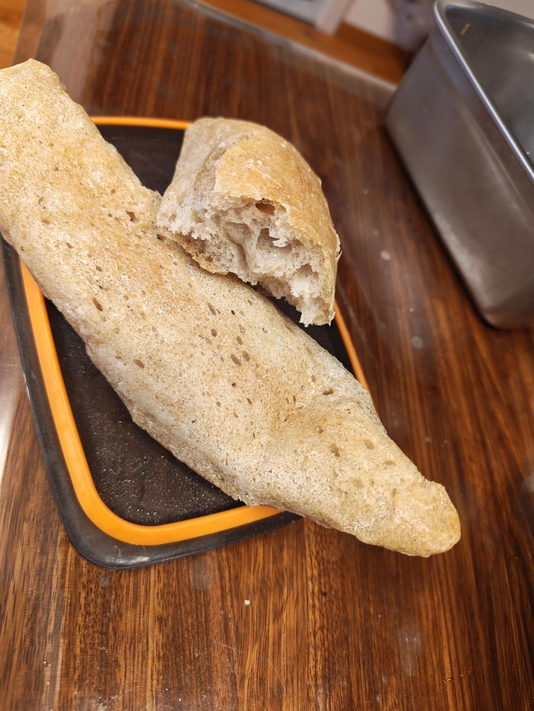 家庭版法棍｜无油无糖又免揉的健康主食