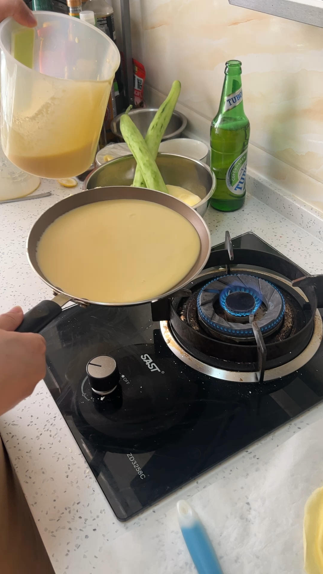 纯奶手撕吐司的做法 步骤1